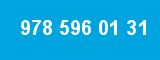 978 596 01 31 978 596 01 31